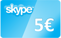 Skype 5 EUR