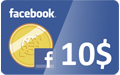 Facebook kredits 10 USD