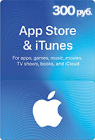 iTunes / App Store Gift Card 300 RUB RU-регион