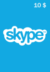 Skype Gift Card 10 USD