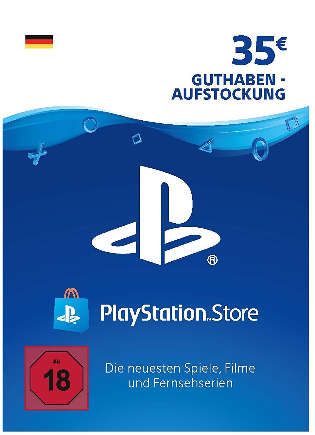 Playstation Network Gift Card 35 EUR DE-регион