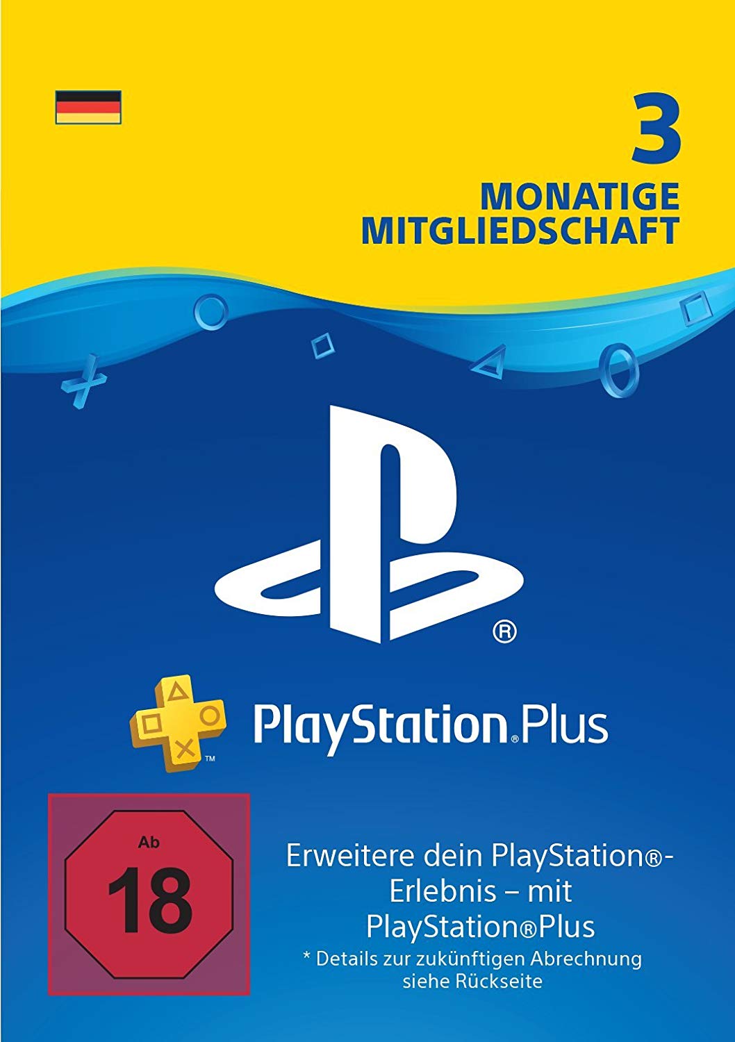 Playstation Plus Gift Card 90 дней DE-регион